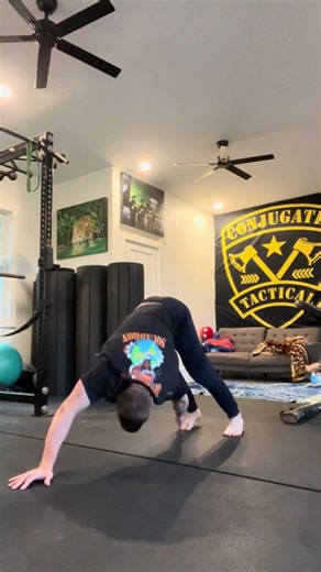 Push Up into Toe Touch