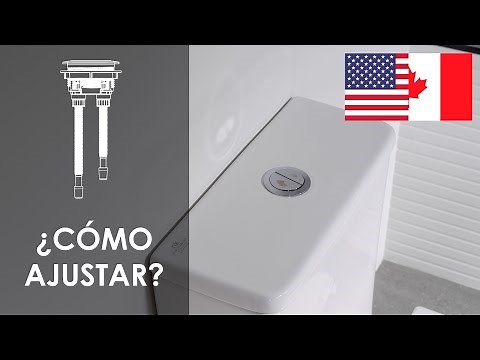 SANITARIO ONE PIECE - AJUSTAR LAS VARILLAS DOBLE PULSADOR