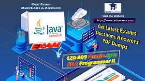 Java SE 8 Programmer II Exam Number: 1Z0-809 By CertsWarriors
