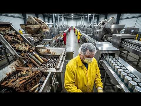 How War Scraps Become Canned Food: Inside a US Military Surplus Repackaging Factory