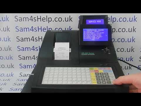 How To Program Use Modifier Level Buttons Sam4S NR500 / NR510F / NR520F Cash Registers Full Tutorial