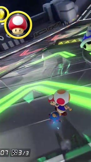 dodged blue shell by mushroom?!?!! #mariokart #mariokart8deluxe #shorts