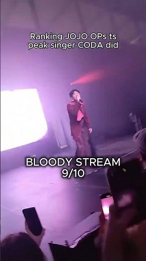 Ranking JoJo Openings on Coda Live Concert