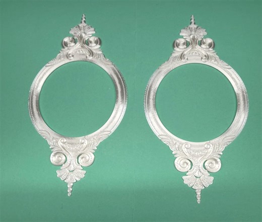 Perl White Plastic Blanks for Decoration for Diy (2pc) - Etsy