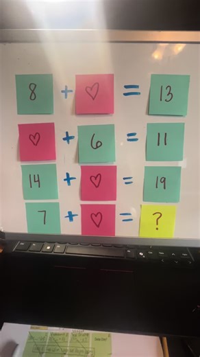 #creatorsearchinsights #mathpuzzle #mathchallenge #elementaryteacher #elementarymath Missing addend math puzzle!