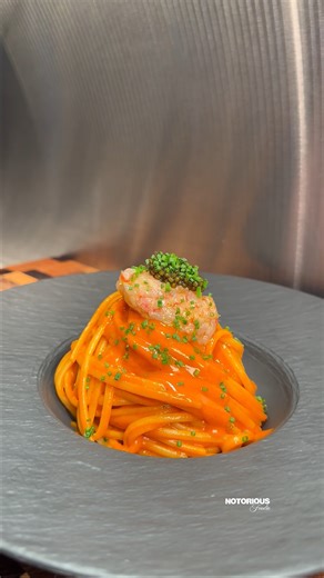 Red Prawn Linguine 🦐😍 | Notorious Foodie