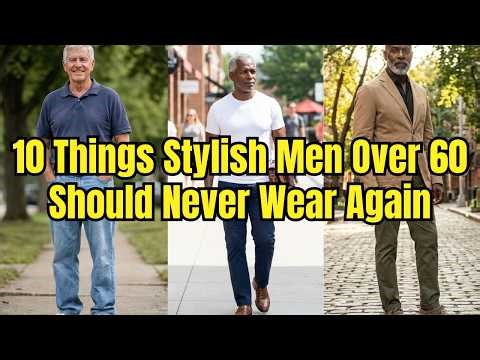 10 Things Stylish Men Over 60 Should Never Wear Again