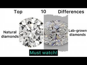 Natural and lab grown diamonds explained | How are they different? Watch to know