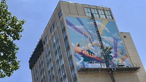 1.1K views · 20 reactions | Watch TreeTown Murals' newest creation come to life on the Courthouse Square building. | The Ann Arbor News | Facebook