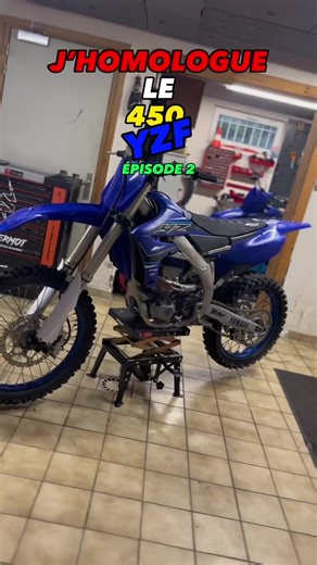 J’homologue le 450 YZF EP 2🎬💥 #fyp #pourtoi