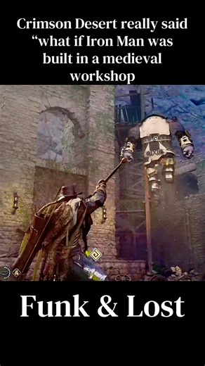 Crimson Desert really said “what if Iron Man was built in a medieval workshop #crimsondesertgameplay