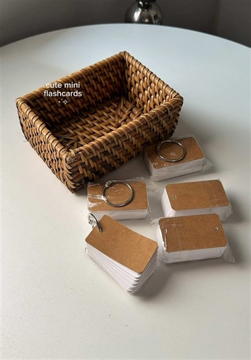 DIY Mini Flashcards for Fun Studying