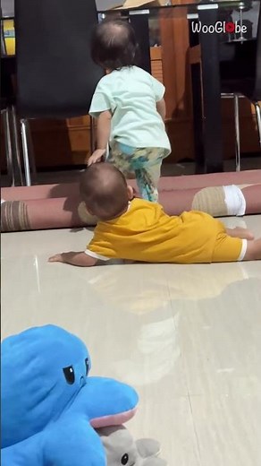 Kid Fail: Toddler's Adorable Collision with Baby || WooGlobe