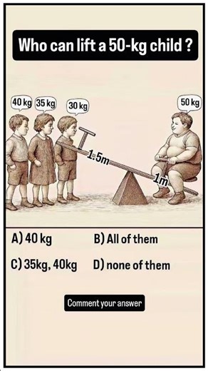 Who Can Lift a 50kg Child? | Logic Puzzle That Tricks Your Brain 🤯 #shorts #trending #viral