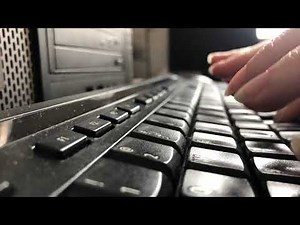 ASMR Desktop Computer Keyboard Typing Lofi