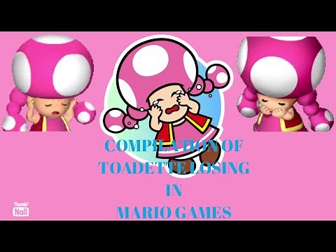 Compilation of Toadette Losing in Mario Games