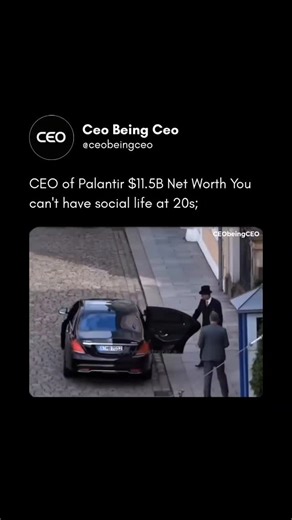 91K views · 1.5K reactions | Alex Karp, CEO and co-founder of Palantir Technologies, has become a prominent figure in the tech and financial sectors. As of mid-2025, his net worth is estimated at approximately $3.5 billion, primarily from his holdings in Palantir, which has seen its stock price surge over 70% year-to-date, reaching an all-time high of $132.04.. Via:-@beyondstartup.s Follow (us) @ceobeingceo for more!! #Ceo1999 | CEO Being CEO | Facebook