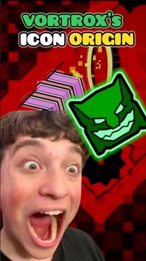 The Origin Story Behind Vortrox’s Icon #gd #geometrydash