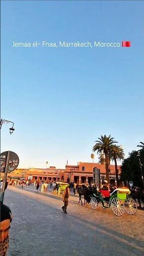 Jemaa el-Fnaa, Cultural Landmark in Marrakech, Morocco 🇲🇦 #jemaaelfna #marrakech #morocco