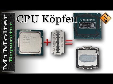 CPU Köpfen - schnell, einfach, kostengünstig für bessere Wärmeableitung....