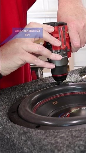 Subwoofers: Wire and Install!