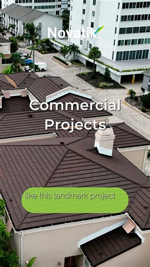 From Homes to Complexes: USA’s Strongest Roof #novatik #stonecoatedsteel #roofing