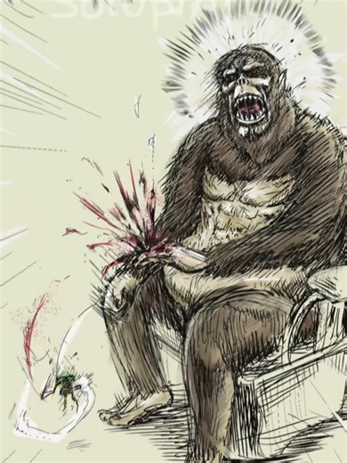 Levi Ackerman Battles the Grand Beast Titan