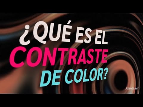 ¿Qué es el contraste de los colores?