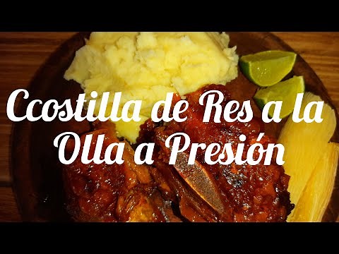 COSTILLA DE RES A LA OLLA A PRESION