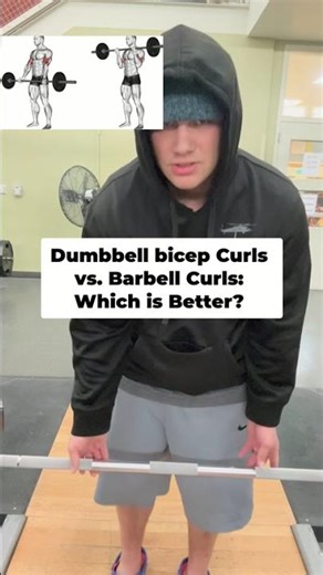 Bicep Curls vs. Barbell Curls: The Ultimate Workout Hack! #shorts