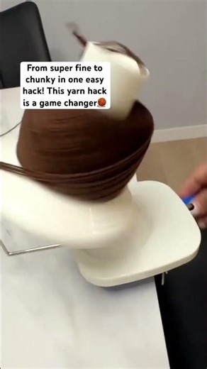 Turn Thin Yarn into Thick Yarn in Seconds! 🧶✨ Crochet Hack