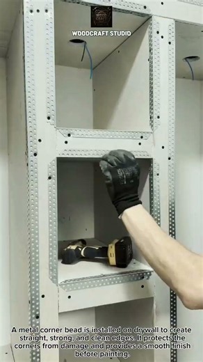 Install Drywall Corner Beads Perfectly! #Drywall #Construction #DIYTips