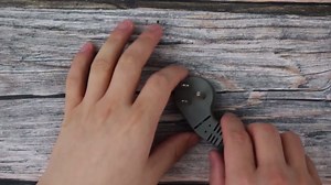 EP 6 Ft 3 Outlet Extension Cord with Flat Plug, 3 Prong Grounded, 16/3 SPT-3 Power Cable for Indoor Use, Black, 2 Pack