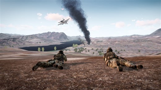 ★ARMA3编辑器自制任务--联合行动2（地面镭射引导、无线电GPS坐标引导、信号弹标识）