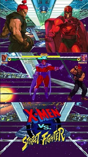 🔥 Akuma vs Magneto — Round 1 Begins! | Epic Clash #Shorts