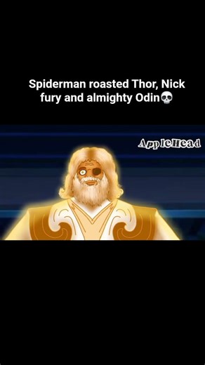 Spiderman roasting thor, odin and nick fury #mtatoon #animation #memes #viral