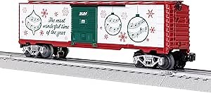 Lionel 2024 Christmas Music O Gauge Model Train Boxcar