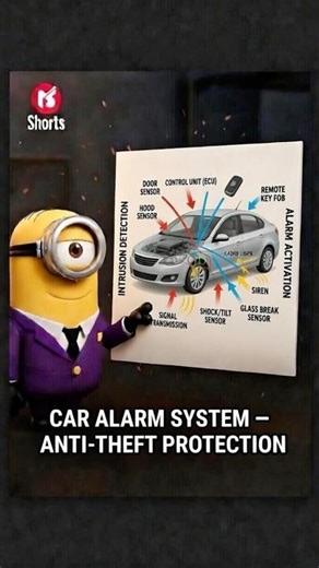 Car Alarm Secrets The 3 Sensor Trap #automotive #mechanic #education #carengine #engineering