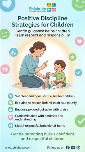 Positive Discipline Strategies for Children | Gentle Parenting Tips | Shishuka Children’s Hospitals