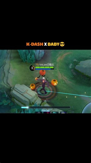 Gusion KOF Skin x Baby😎 #valdez #mlbb #gusion