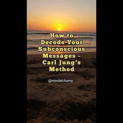 How to Decode Your Subconscious Messages – Carl Jung’s Method❤️