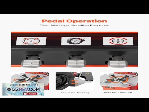 VEVOR Tire Changer Machine 1.5HP Copper Motor Durable Tire Changer with Air