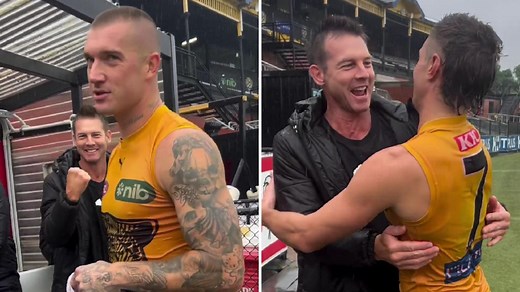 Ben Cousins makes appearance at Richmond training