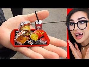 Real MINIATURE Food and Tiny Cooking You Can Eat