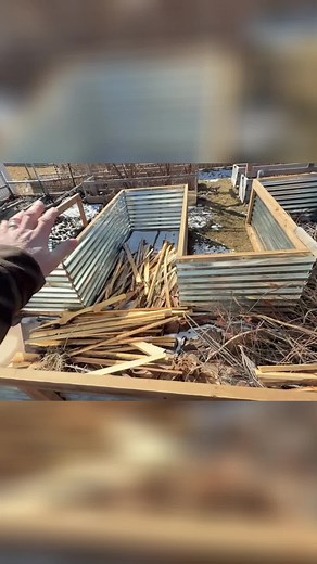 DIY Garden Box: Starting to fill it in. #CompostBin #GardenBox #GardeningTips #DIYGarden #SustainableLiving #OrganicGardening #GardenProject #WoodFiller #GardenWork #WeatherImpact | Matt The Garden Guy