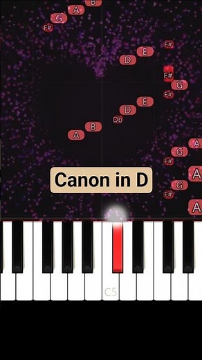 Pachelbel - Canon In D | EASY Piano Tutorial#piano #easypiano #pianotutorial #pianocover #pianomusic