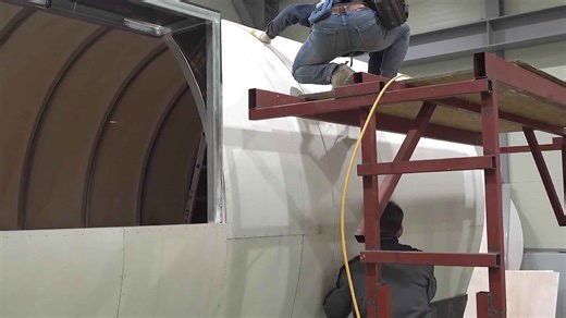 Building A Stylish Large Stationary Caravan With Unique Design