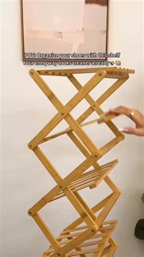  Transform your entryway in seconds with this wooden collapsible shoe shelf — stylish storage, zero clutter! https://cozyvix.com/products/wooden-collapsible-shoe-shelf-space-saving-practical-design #Cozyvix #ShoeStorage #SpaceSaver | Cozyvix Finds | Facebook