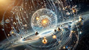 Download Atomic Universe. Swirling Particles in Cosmic Motion for free