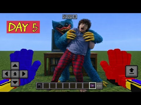 Surviving 100 Days in Poppy Playtime Chapter 3 MOD in Minecraft PE